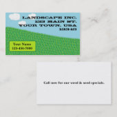 Visitekaartje landschap (Voorkant / Achterkant)