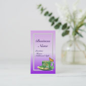 Visitekaartje lavender Coffee Cup 2 (Staand voorkant)