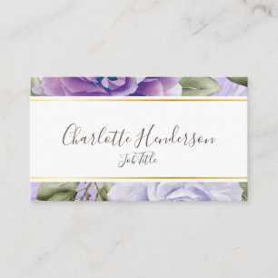 Visitekaartje lavender Rozen