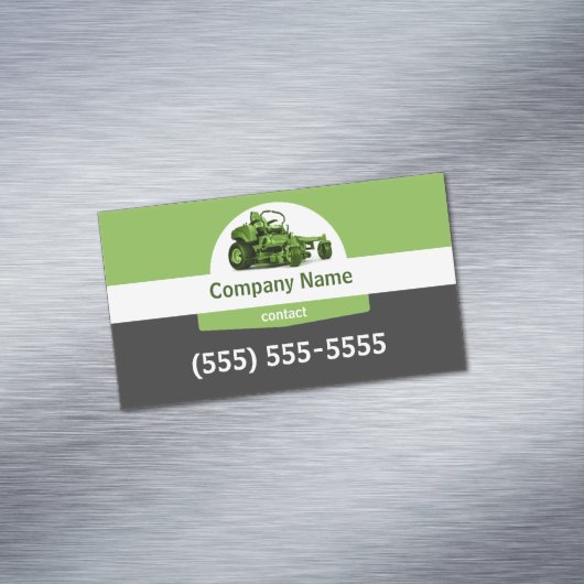 Visitekaartje Lawn Care Magnet Magnetisch Visitekaartje (Voorbeeld)