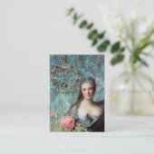 Visitekaartje Le Patissier Madame Pompadour (Staand voorkant)