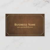 Visitekaartje  leder (Voorkant)