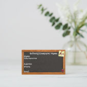 Visitekaartje leerlinge-krijt (Staand voorkant)