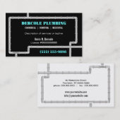 Visitekaartje leidingbuizen (Voorkant / Achterkant)