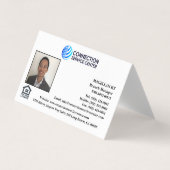 Visitekaartje leninggever (Voorkant)