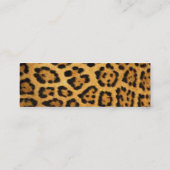 Visitekaartje leopard (Achterkant)
