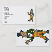 Visitekaartje Leprechauns (Voorkant / Achterkant)