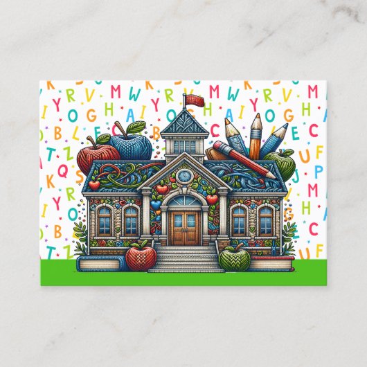 Visitekaartje leraar (Voorkant)