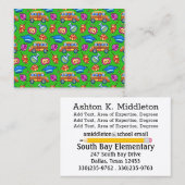 Visitekaartje leraar (Voorkant / Achterkant)