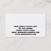 Visitekaartje Leveringsbedrijf (Achterkant)