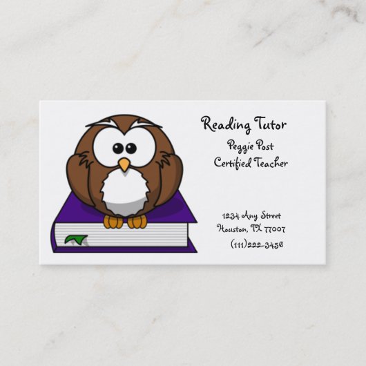 Visitekaartje lezen (Voorkant)