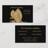 visitekaartje-Licht Eieren Visitekaartje (Voorkant / Achterkant)