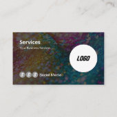 Visitekaartje Logo Scanbare QR Code (Achterkant)
