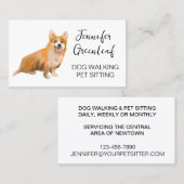 Visitekaartje lopen van honden (Voorkant / Achterkant)