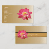 Visitekaartje Lotus Flower (Voorkant / Achterkant)