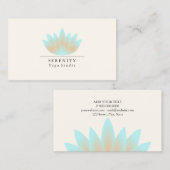 visitekaartje - Lotus Pastel (Voorkant / Achterkant)