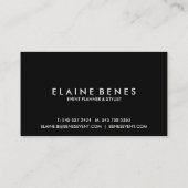 Visitekaartje Magenta en Gold Splatter (Achterkant)