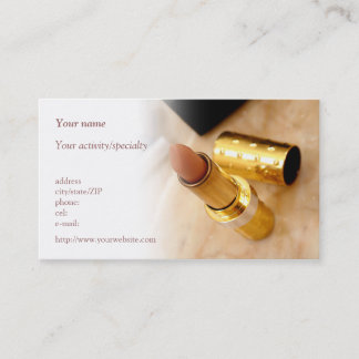 visitekaartje "Makeup products"