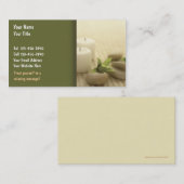 Visitekaartje massage (Voorkant / Achterkant)