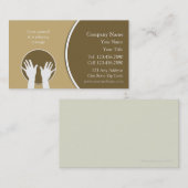 Visitekaartje massage (Voorkant / Achterkant)