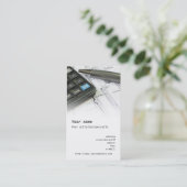 visitekaartje "Mechanische ingenieur" (Staand voorkant)