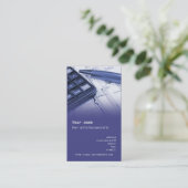 visitekaartje "Mechanische ingenieur" (Staand voorkant)