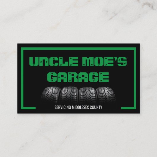 Visitekaartje MECHANISCHE MOTORCYCLUS (Voorkant)