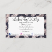 Visitekaartje met assen en borg (Achterkant)