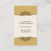  Visitekaartje met camera Premium-papier (Achterkant)