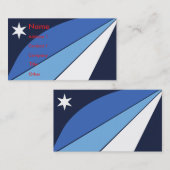 Visitekaartje met de vlag van Columbia, SC (Voorkant / Achterkant)