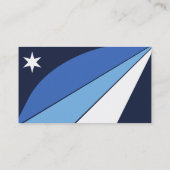 Visitekaartje met de vlag van Columbia, SC (Achterkant)