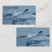 Visitekaartje met duikDolphin (Voorkant / Achterkant)