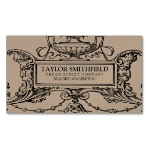 Visitekaartje met fijne lijn Magnetisch Visitekaartje