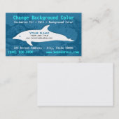 Visitekaartje met flessendolfijn (Voorkant / Achterkant)