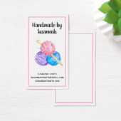 Visitekaartje met gehaakte en met gehaakte handgem (Bureau)