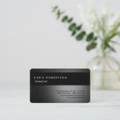 Visitekaartje met grijs opvallende corner Gray (Staand voorkant)