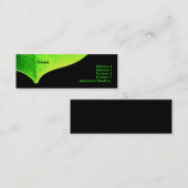 Visitekaartje met groen verlof (Voorkant / Achterkant)