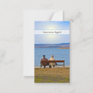 Visitekaartje met hoge coupes advieskaart