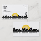 visitekaartje met huizen (Voorkant / Achterkant)