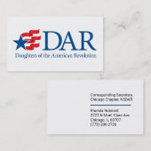 Visitekaartje met Kantoor/hoofdstuk (Voorkant / Achterkant)