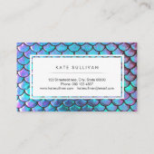 visitekaartje met mermaidschaal (Achterkant)