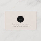 Visitekaartje met minimalistische strepen voor mod (Achterkant)