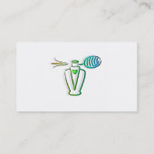 visitekaartje met parfum (Achterkant)