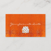 Visitekaartje met pure harten (Achterkant)