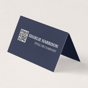 Visitekaartje met QR-code