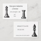 Visitekaartje met schaafkop (Voorkant / Achterkant)