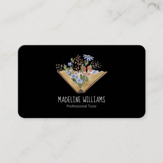 Visitekaartje met Tutor QR-code (Voorkant)