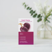 visitekaartje met twee zijden (druiven) (Staand voorkant)