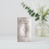 Visitekaartje met upholsterer (Staand voorkant)