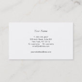 Visitekaartje met upholsterer (Achterkant)